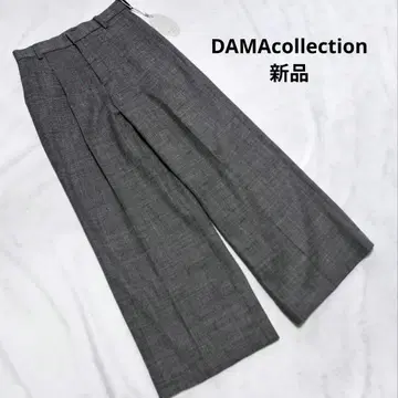 새상품  컬렉션 이탈리아 원단 와이드 팬츠 디노스