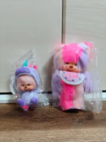 시나코 몽치치 솜사탕 유니콘 2체 세트 !미개봉 새상품!