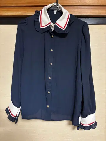 SOMEDAYS 비즈 배색 블라우스 3color