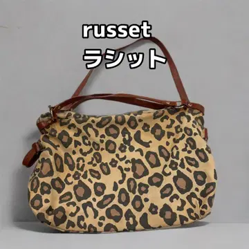 [ 새상품급 ] russet 러셋 레오파드 무늬 숄더백 토트백