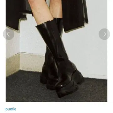 jouetie 롱 부츠 스니커즈 밑창 사이드 고어 부츠 L 사이즈