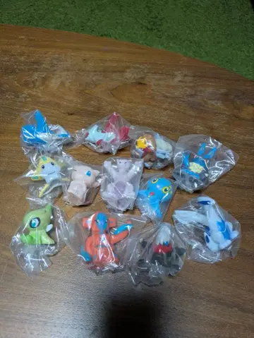 포켓몬 키즈 손가락 인형 피규어 소프트 비닐 유비 인형 묶음 판매 12개