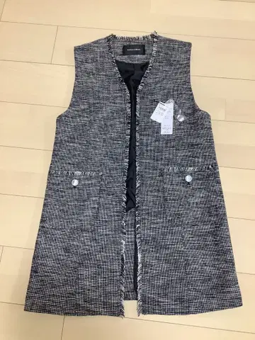 GALLORIA 트위드 베스트 M 사이즈