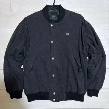 LACOSTE 블루종 라코스테 블랙 그레이 자켓 런던 레어