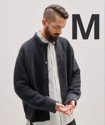 LIDNM LOOP YARN WIDE CARDIGAN