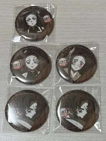 귀멸의 칼날 즐거운 복권 다이닝 캔뱃지 시노부 카나에