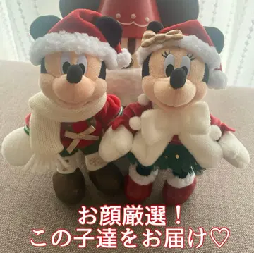 미키 미니 인형 배지 디즈니 크리스마스 2025 바