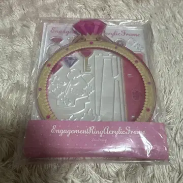 후쿠야 Fukuya fanfancy 약혼 반지 아크릴 프레임 핑크