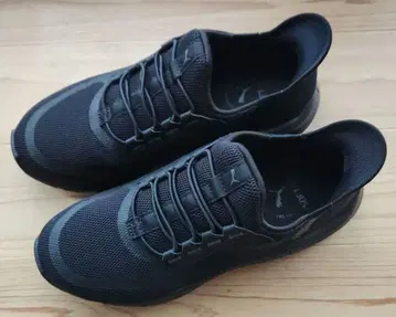 푸마 소프트라이드 플렉스레이스 이지인 블랙 24.5cm