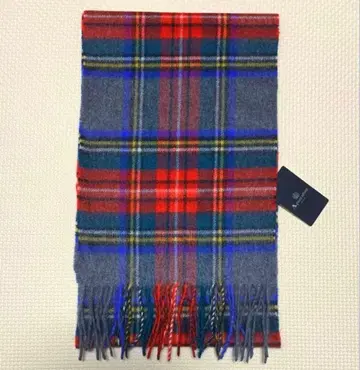 아쿠아 스큐텀 Aquascutum 캐시미어 100% 머플러 미사용품