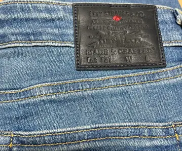 Levi's 721 일본제 하이라이즈 스키니 메이드&크래프티드 28