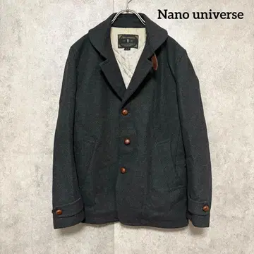 나노 유니버스 울 캐시미어 혼방 자켓 S 사이즈 퀼팅 안감 있음