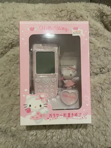 키티 폴더폰형 탁상시계 산리오