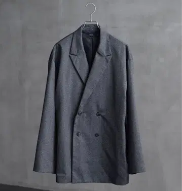 CALLNE 울 블렌드 헤링본 더블 자켓 M 사이즈