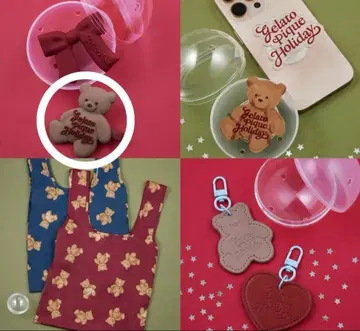 Gelato Pique Holiday 헤어 클립 곰