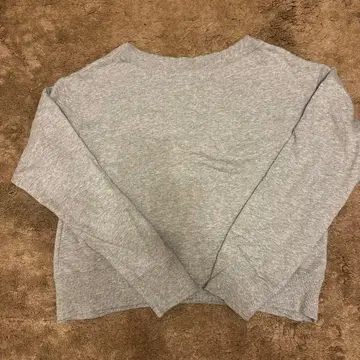 Mila Owen 그레이 크롭 트레이닝복