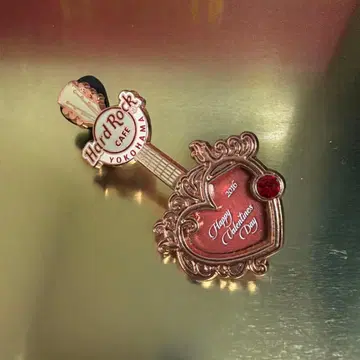 하드 록 카페 핀 배지 발렌타인 요코하마 한정판