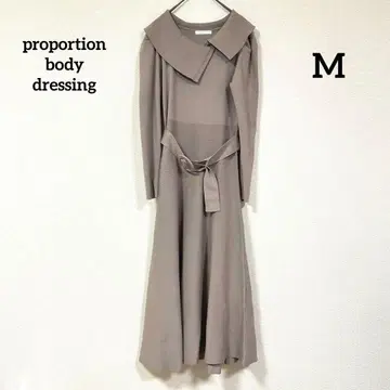 proportion body dressing 레트로 클래시컬 니트 원피스