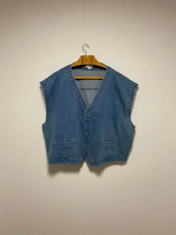 80s KING SIZE 데님 BIG 베스트 7XL 킹 사이즈