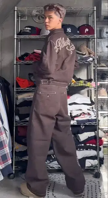 BLESSU Dickies 콜라보 브라운 L 택 포함 정가 22,600엔