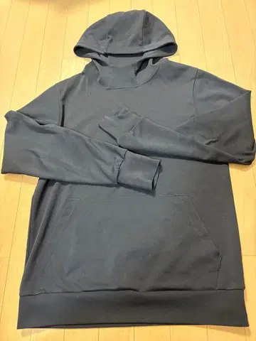 블랙 후드 부착 후드 맨투맨 셋업