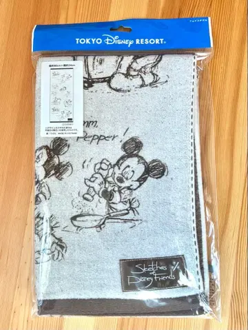 디즈니 스케치 디자인 미키 페이스 타월