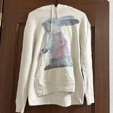 MILK BOY 토끼 프린트 후드티