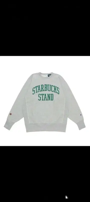 STARBUCKS BEAMS Champion 리버스 위브 맨투맨 그레이