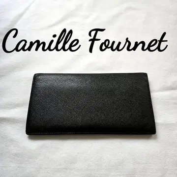 새상품급 카미유 포르네 장지갑 구형 로고 접이식 지갑 가죽 블랙 레드