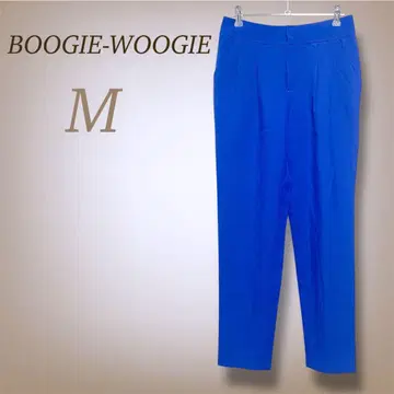 부기우기 슬랙스 테이퍼드 팬츠 깔끔한 뒤 밴딩 선명한 발색 38 M