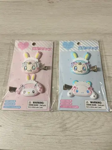 산리오 메조피아노 앞머리 클립 시나몬&마이멜로디