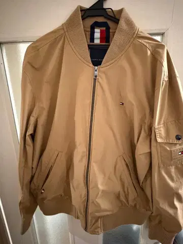 TOMMY HILFIGER 베이지 점퍼 XL