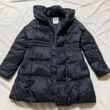 MICHEL KLEIN 미쉘클랑 다운 코트 40 A라인 여배우 옷깃