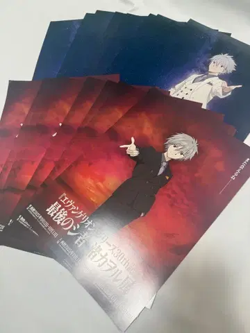 에반게리온 나기사 카오루전 플라이어 전단지 20장 세트