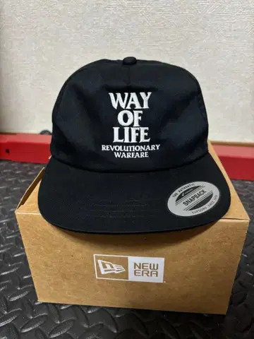 WAY OF LIFE RATS 캡/FREE/코튼/블랙
