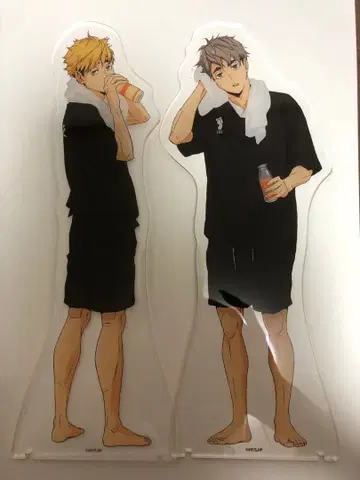 하이큐!! 극락탕 콜라보 빅 아크릴 스탠드 미야 오사무 미야 아츠무