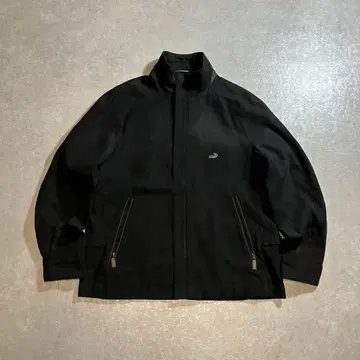 00s archive 블루종 자켓 스웨이드 느낌 블랙 래글런