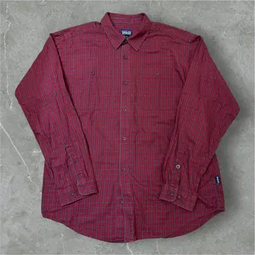 patagonia 오가닉 코튼 체크 셔츠 L