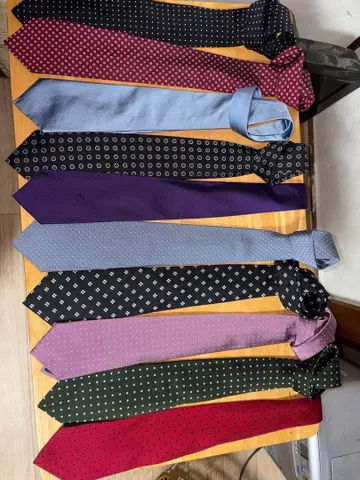 넥타이 10개 세트 랄프 로렌