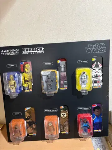 KUBRICK 큐브릭 스타 워즈 컬렉터즈 에디션 6체