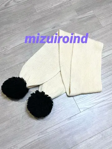 mizuiroind 미즈이로 인드 폼폼 머플러