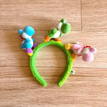 [ 당일 발송 가능! ] 유니버셜 머리띠 요시 3개