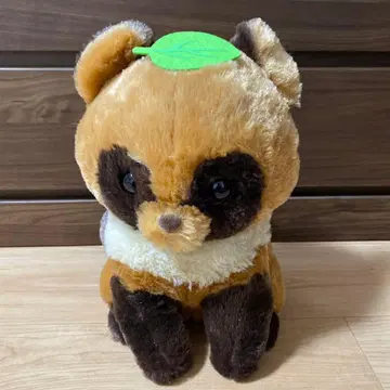 브라운 너구리 봉제 인형