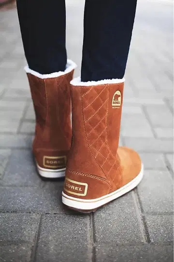 소렐 SOREL GLACY 그레이시 ELK 스노우 부츠 23.5cm