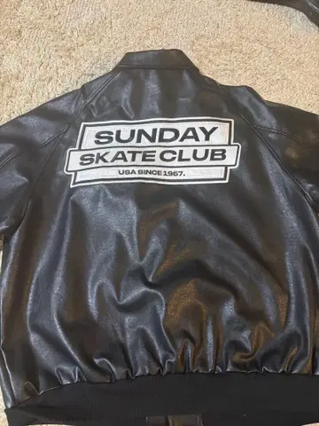 SUNDAY SKATE CLUB 블랙 자켓 L