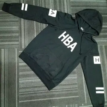HBA 블랙 후드티 M 사이즈