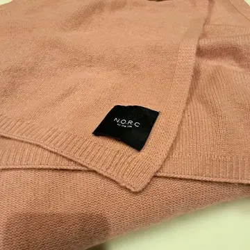 NORC 울 캐시미어 초 대형 스톨 핑크