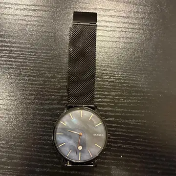SKAGEN 아날로그 손목시계 블랙