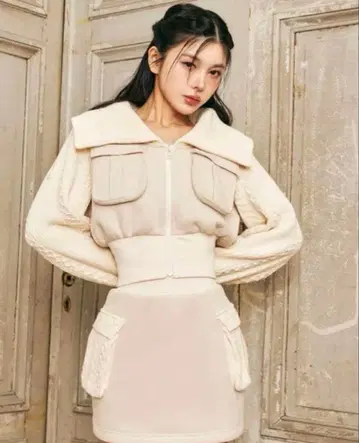 Darich 니트 콤비 맨투맨 셋업 IVO free