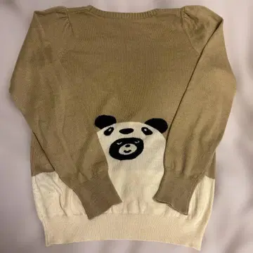 프랑슈리페 레어! 귀여운 팬더 무늬 니트